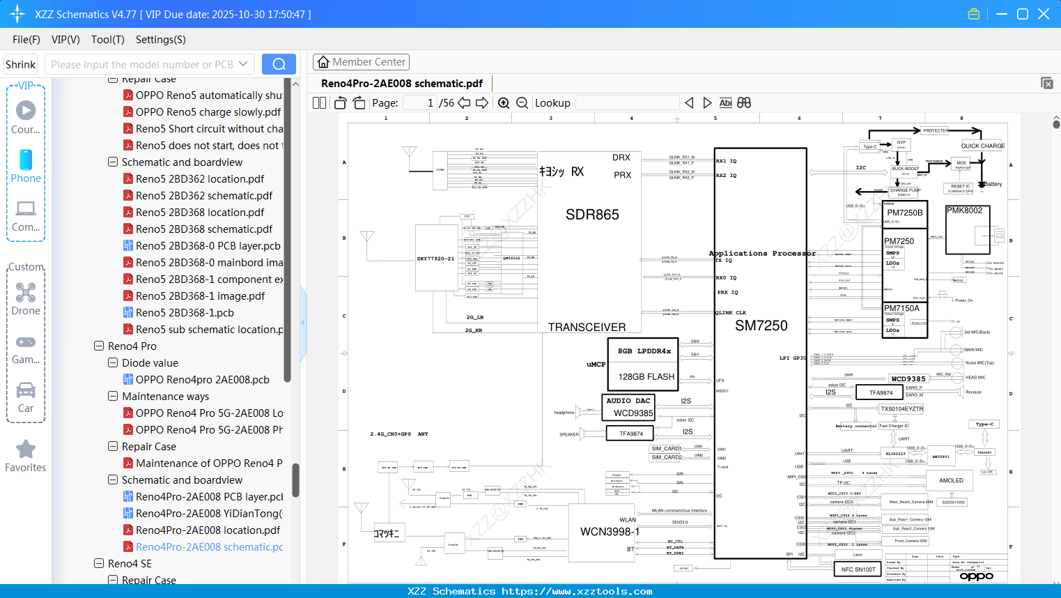 OPPO Reno4Pro-2AE008 Schematic